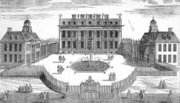 Buckingham Palace as it appeared in the 17th century